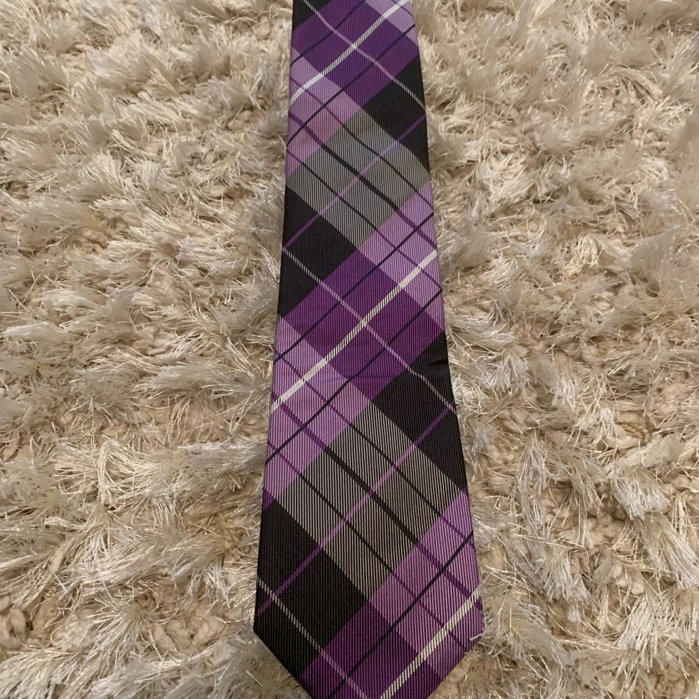 Express - Purple and Black - Tie